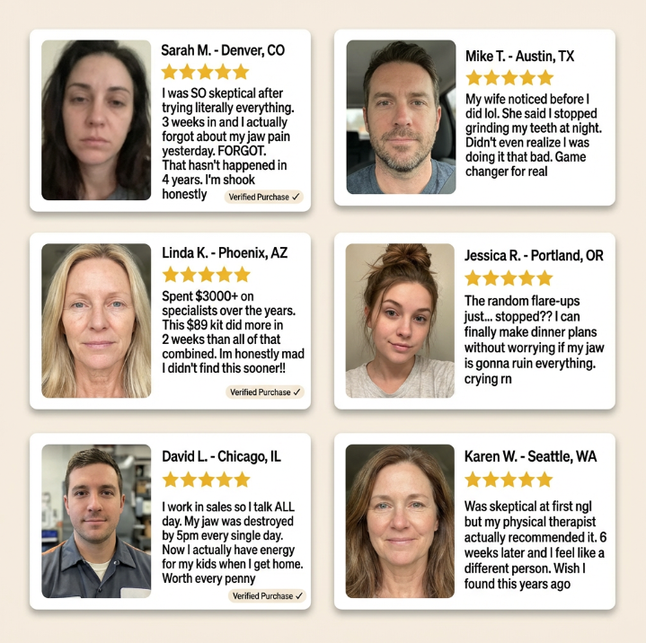 TMJ RELIEF KIT -- 60 DAYS PROTOCOL